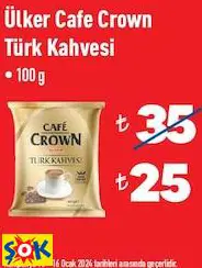 ÜLKER CAFE CROWN TÜRK KAHVESİ ÜLKER CAFE CROWN TÜRK KAHVESİ